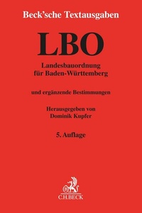 Abbildung von: Landesbauordnung für Baden-Württemberg: LBO - C.H.BECK