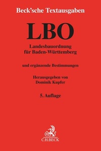 Abbildung von: Landesbauordnung für Baden-Württemberg: LBO - C.H.BECK
