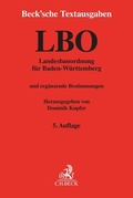 Cover: Landesbauordnung f&uuml;r Baden-W&uuml;rttemberg: LBO - C.H.BECK