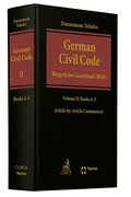 Cover: German Civil Code - Volume II - C.H.BECK