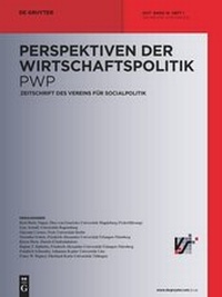 Abbildung von: Perspektiven der Wirtschaftspolitik - De Gruyter