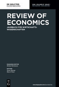 Abbildung von: Review of Economics - De Gruyter Oldenbourg