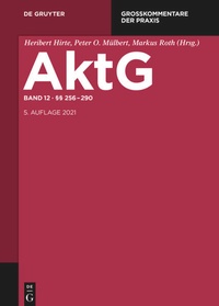 Enlarge image Cover: Aktiengesetz - De Gruyter