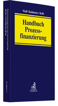Abbildung von: Handbuch Prozessfinanzierung - C.H.BECK