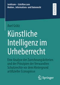 Abbildung von: Künstliche Intelligenz im Urheberrecht - Springer