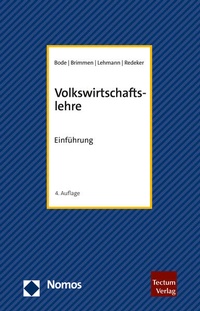 Bild: Volkswirtschaftslehre - Tectum Wissenschaftsverlag