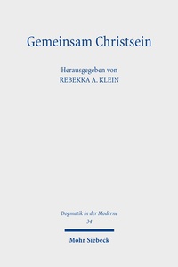 Abbildung von: Gemeinsam Christsein - Mohr Siebeck