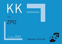 Abbildung von: Karteikarten ZPO - Alpmann Schmidt