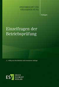 Abbildung von: Einzelfragen der Betriebsprüfung - Erich Schmidt Verlag