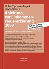 Abbildung von: Anleitung zur Einkommensteuererklärung 2008 - Schäffer-Poeschel