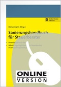 Cover: Sanierungshandbuch f&uuml;r Steuerberater - NWB