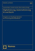 Cover: Digitalisierung, Automatisierung, KI und Recht - Nomos