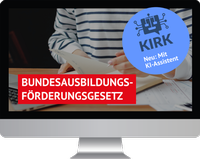 Abbildung von: Bundesausbildungsförderungsgesetz - Walhalla