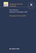 Cover: European Tort Law Yearbook - De Gruyter