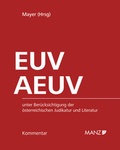 Cover: Kommentar zu EUV und AEUV - Manz