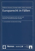 Cover: Europarecht in F&auml;llen - Manz