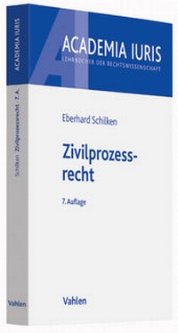 Abbildung von: Zivilprozessrecht - Vahlen