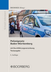 Abbildung von: Polizeigesetz Baden-Württemberg - Boorberg