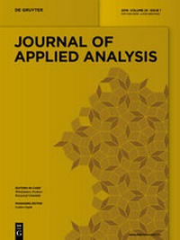 Abbildung von: Journal of Applied Analysis - De Gruyter