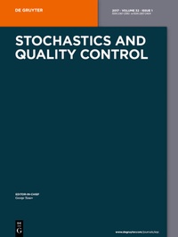 Abbildung von: Stochastics and Quality Control - De Gruyter