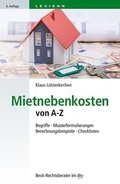 Cover: Mietnebenkosten von A - Z - dtv