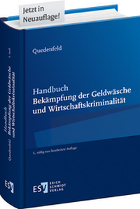 Abbildung von: Bekämpfung der Geldwäsche und Wirtschaftskriminalität - Erich Schmidt Verlag