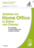 Cover: Arbeiten im Home Office in Zeiten von Corona - C.H.BECK