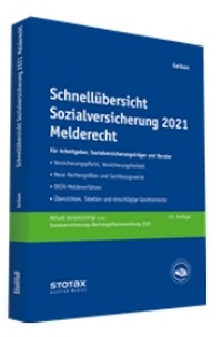 Abbildung von: Schnellübersicht Sozialversicherung 2021 Melderecht - Stollfuß