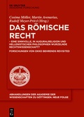 Cover: Das R&ouml;mische Recht - De Gruyter Akademie Forschung