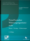 Cover: NotarFormulare Wohnungseigentumsrecht - Deutscher Notarverlag