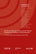Cover: Die EU im Lichte des Brexits und der Wahlen: Faktoren der Stabilit&auml;t und Desintegration - Nomos
