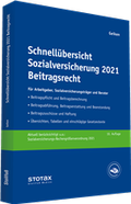 Cover: Schnell&uuml;bersicht Sozialversicherung 2021 Beitragsrecht - Stollfu&szlig;
