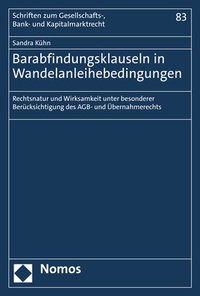 Abbildung von: Barabfindungsklauseln in Wandelanleihebedingungen - Nomos