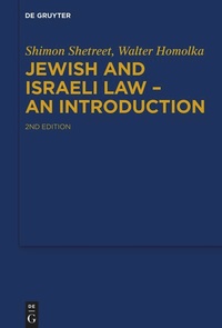 Enlarge image Cover: Jewish and Israeli Law - An Introduction - De Gruyter