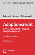 Cover: Adoptionsrecht - Nomos