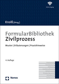 Abbildung von: FormularBibliothek Zivilprozess - Nomos