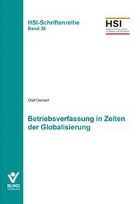 Abbildung von: Betriebsverfassung in Zeiten der Globalisierung - Bund-Verlag