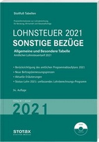 Abbildung von: Tabelle, Lohnsteuer 2021 Sonstige Bezüge - Stollfuß
