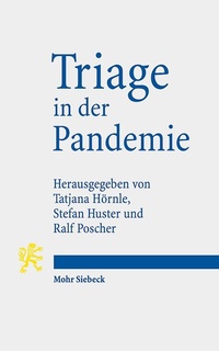 Enlarge image Cover: Triage in Pandemiesituationen - Mohr Siebeck