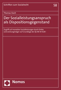 Enlarge image Cover: Der Sozialleistungsanspruch als Dispositionsgegenstand - Nomos