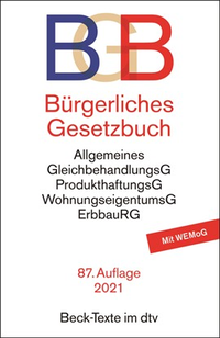 Bild vergrößern Bild: Bürgerliches Gesetzbuch: BGB - dtv