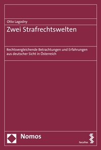 Abbildung von: Zwei Strafrechtswelten - Nomos