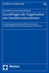 Abbildung von: Grundfragen der Organisation von Familienunternehmen - Nomos