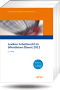 Cover: Lexikon Arbeitsrecht im &ouml;ffentlichen Dienst 2021 - Rehm