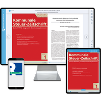 Abbildung von: Kommunale Steuer-Zeitschrift KStZ - Digitalausgabe - Verlag Reckinger