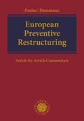 Cover: European Preventive Restructuring - Hart Publishing