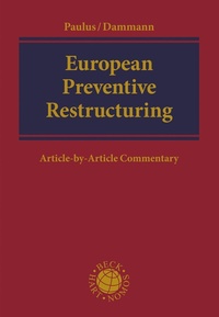 Enlarge image Cover: European Preventive Restructuring - Hart Publishing