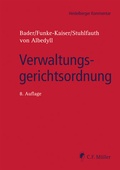 Cover: Verwaltungsgerichtsordnung - C.F. M&uuml;ller