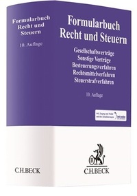 Enlarge image Cover: Formularbuch Recht und Steuern - C.H.BECK