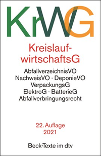Abbildung von: Kreislaufwirtschaftsgesetz: KrWG - dtv